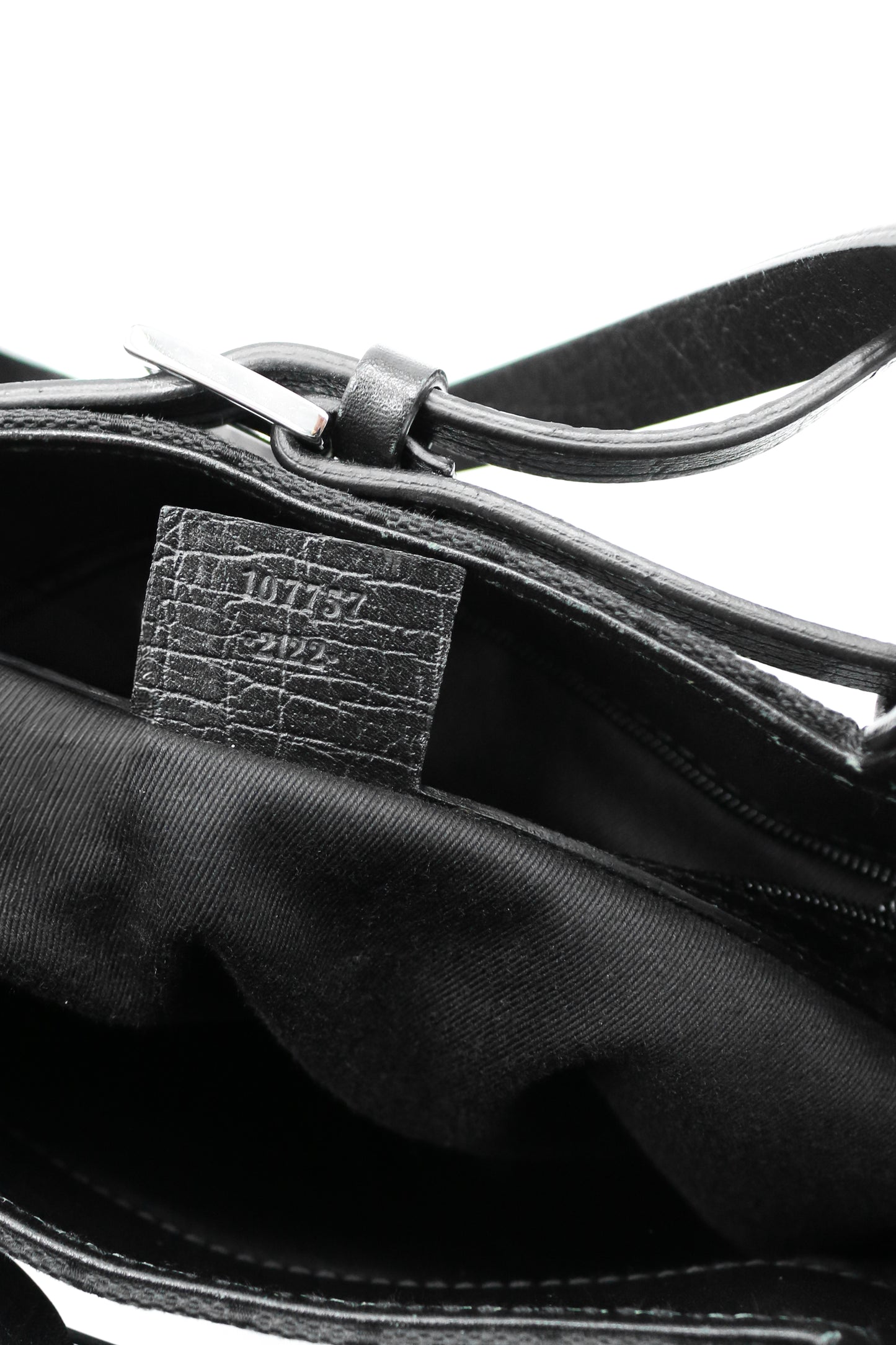 Borsa a tracolla Gucci GG Canvas nera