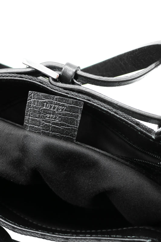 Borsa a tracolla Gucci GG Canvas nera