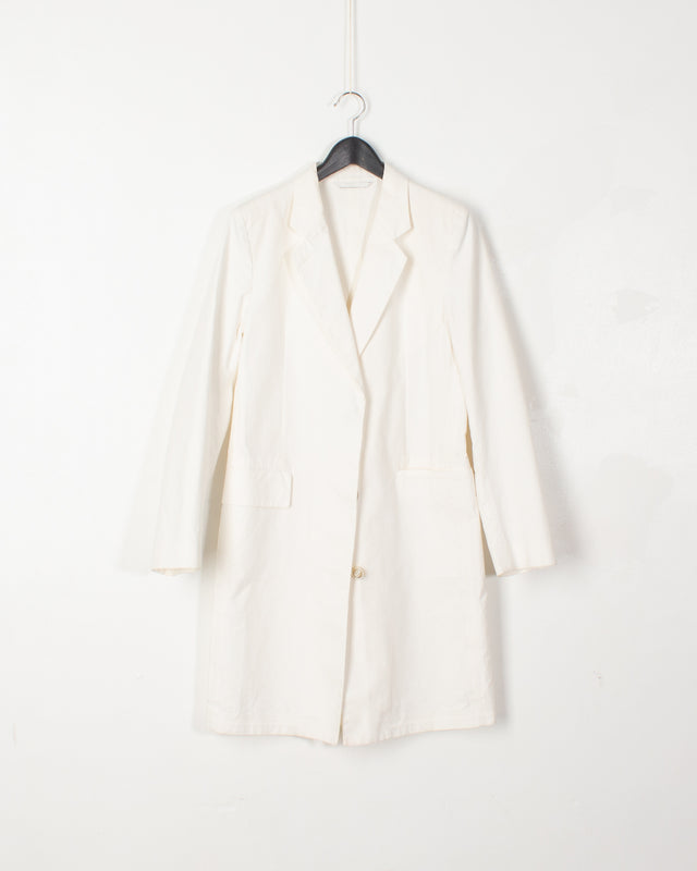 Margiela White Paper Dust Coat