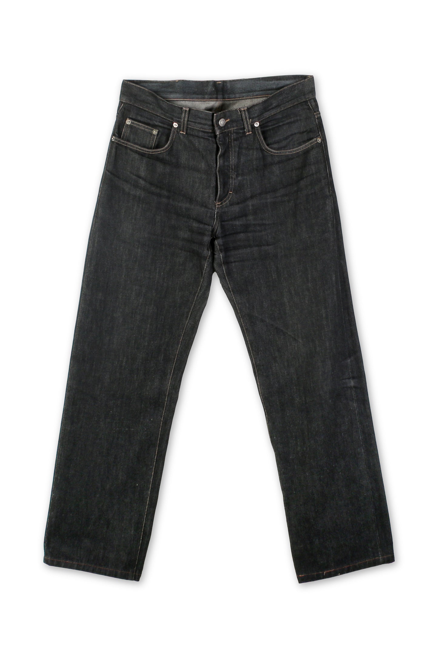 Jeans in denim cimosati neri Gucci