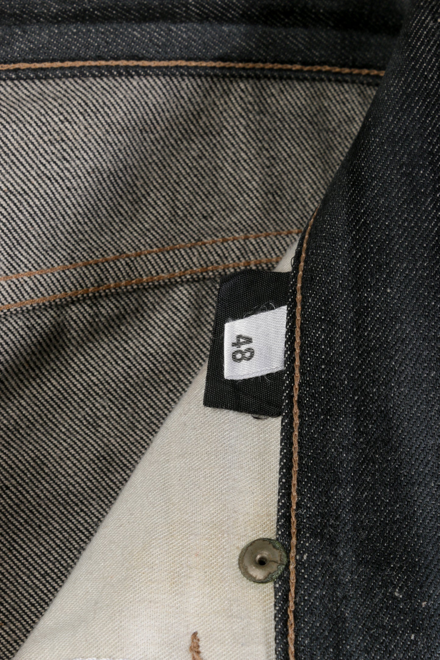 Jeans in denim cimosati neri Gucci