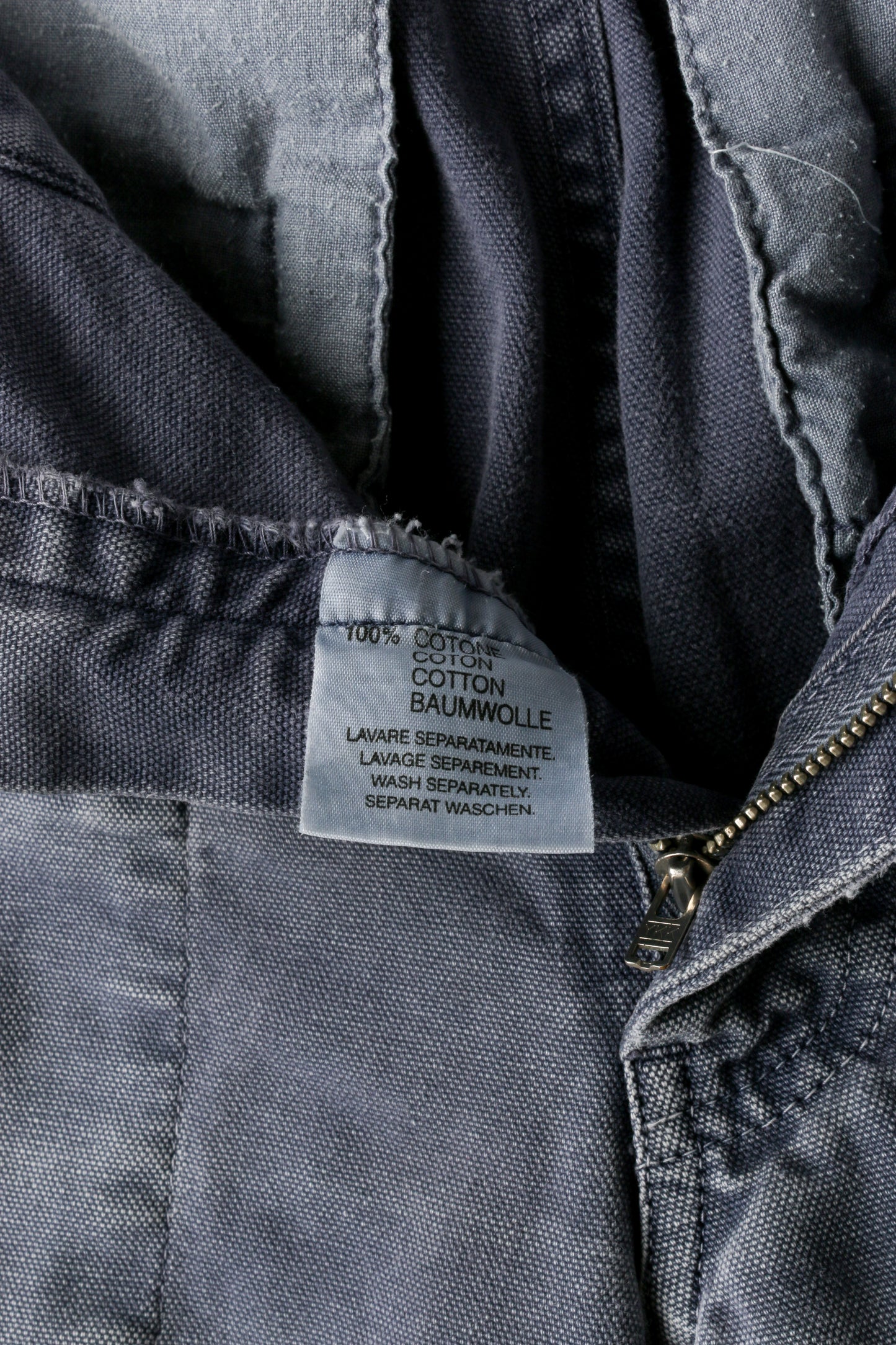 Cargo in cotone slavato azzurro Murphy & Nye