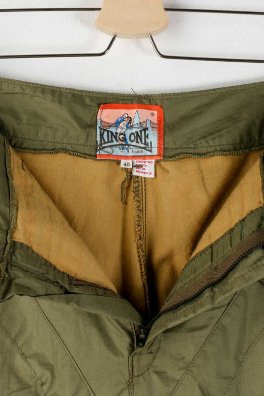 Women's King One Green Cotton Pants