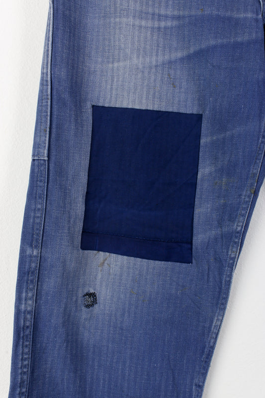Herringbone Twill Cotton Chore Trousers