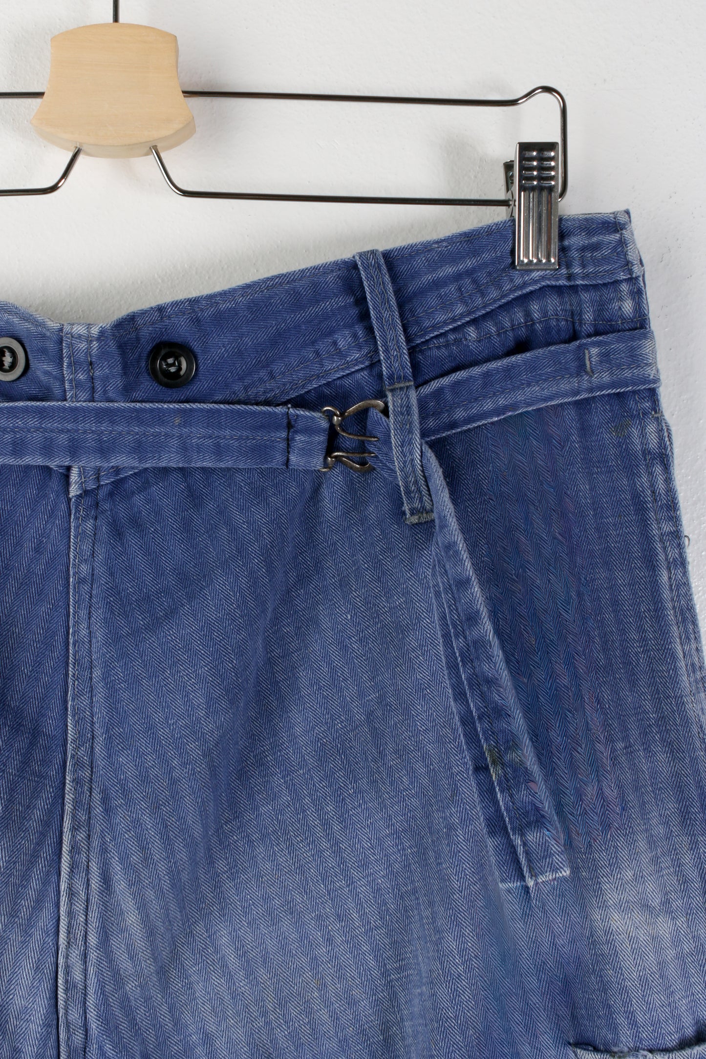 Herringbone Twill Cotton Chore Trousers