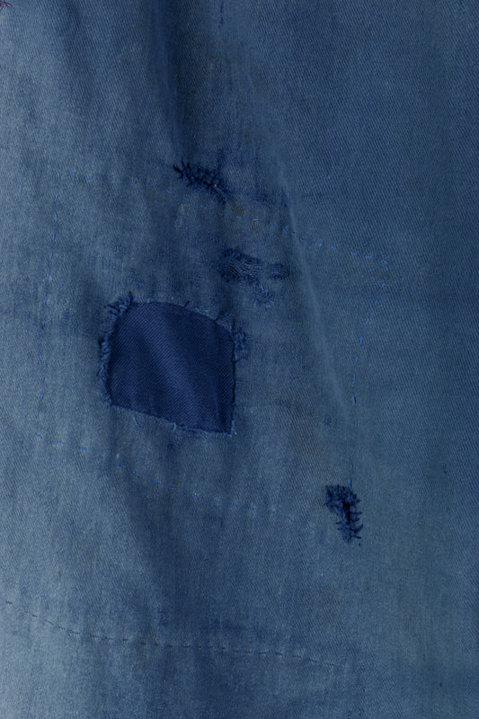 Indigo Mended Workwear Trousers