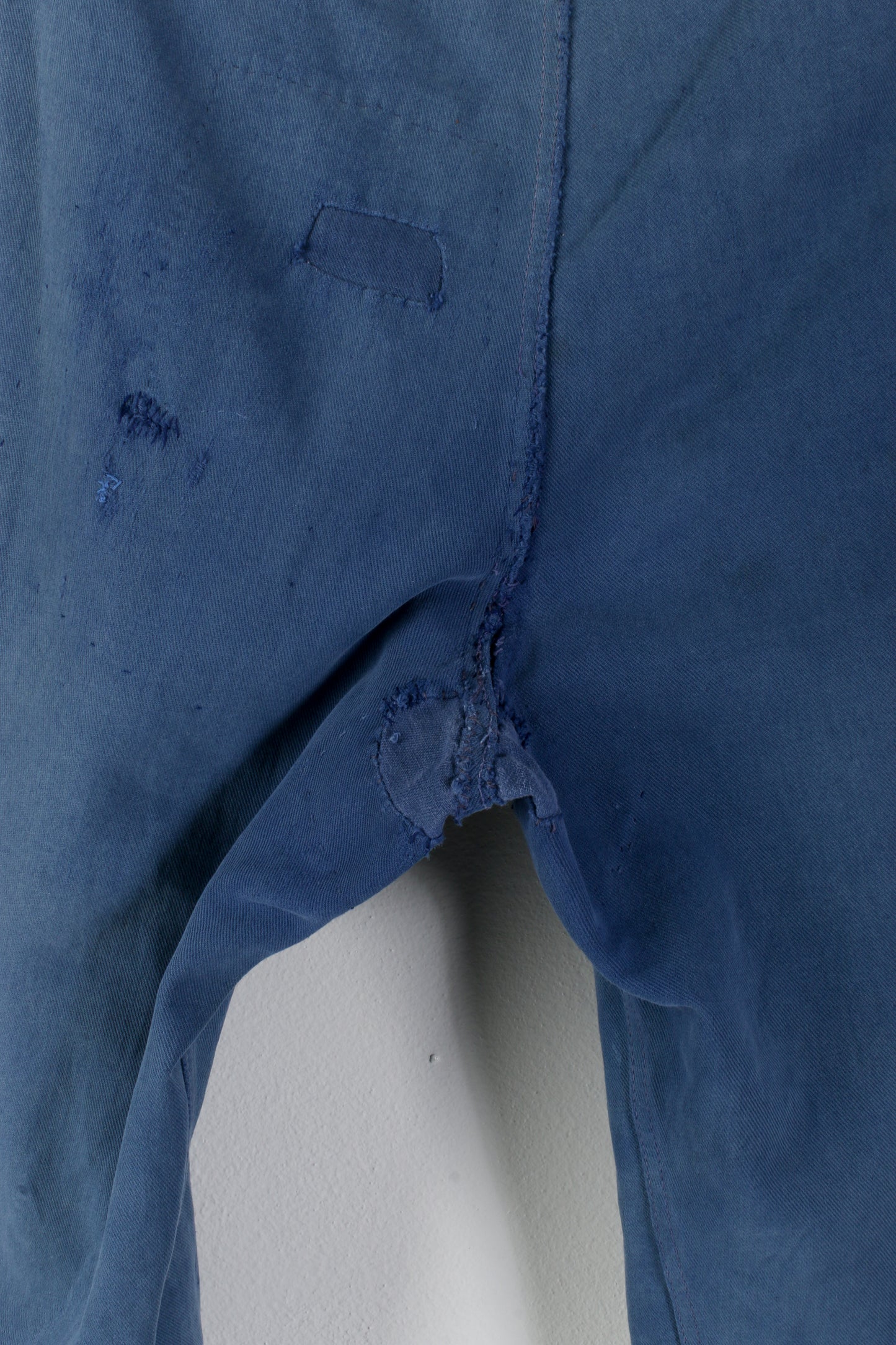 Indigo Mended Workwear Trousers
