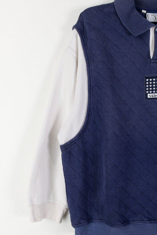 Valentino Sport Vintage Quilted Sweatshirt