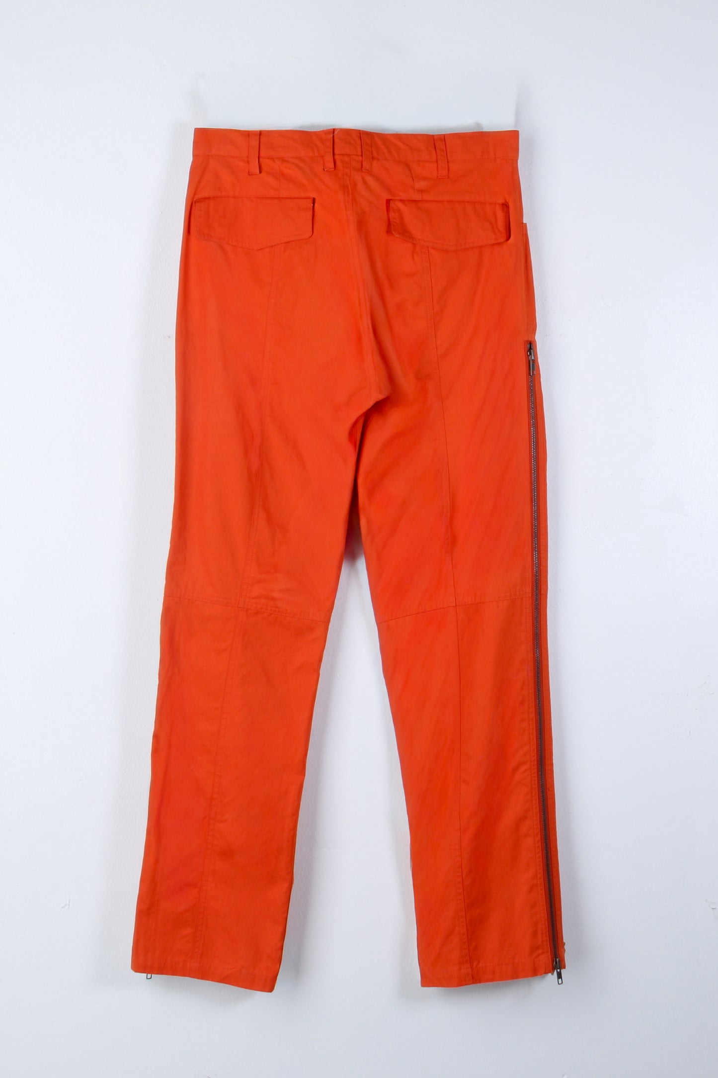 Pantaloni da uomo in cotone arancione Issey Miyake