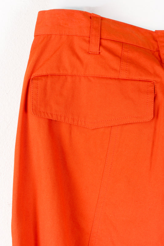 Pantaloni da uomo in cotone arancione Issey Miyake