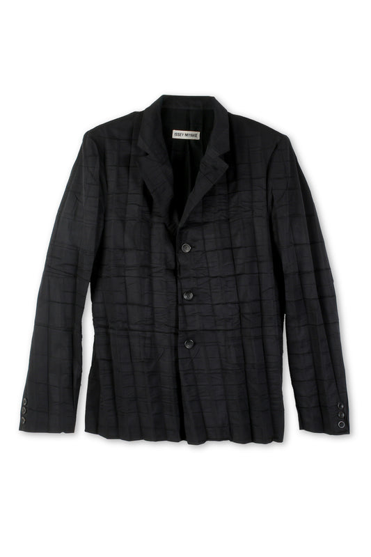 Blazer plissettato testurizzato Issey Miyake