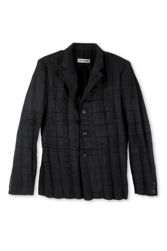 Blazer plissettato testurizzato Issey Miyake