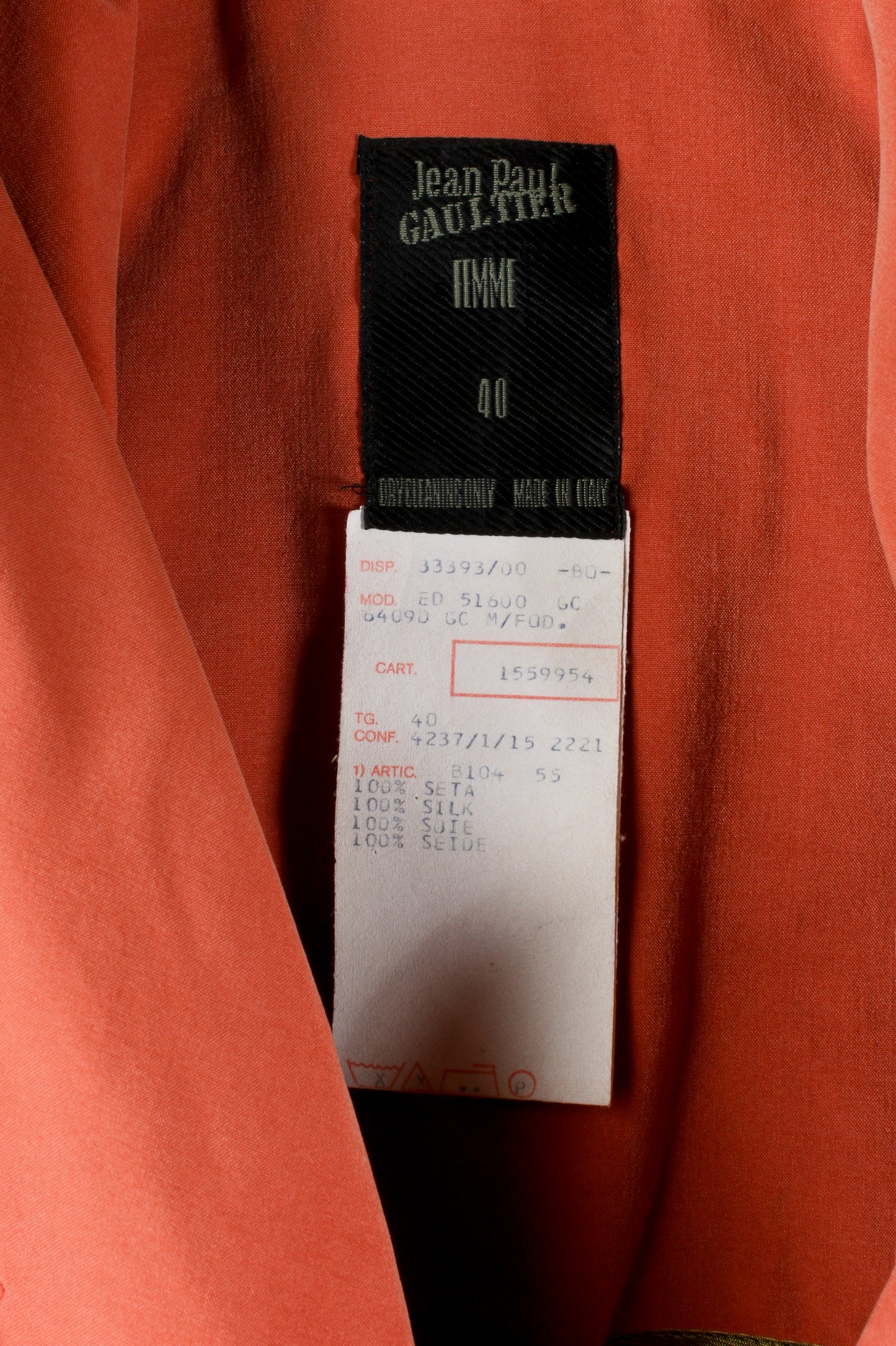 Jean Paul Gaultier Silk Fringe Blazer