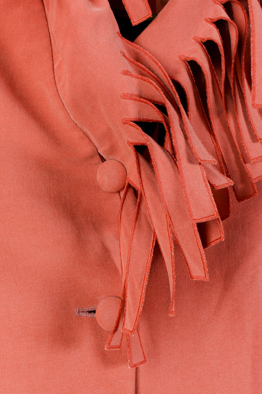 Jean Paul Gaultier Silk Fringe Blazer