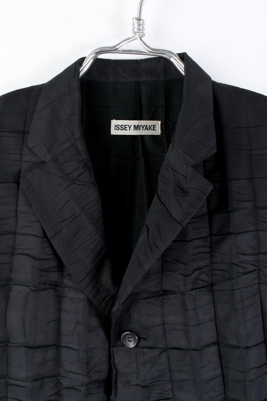 Blazer plissettato testurizzato Issey Miyake