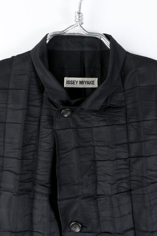 Blazer plissettato testurizzato Issey Miyake