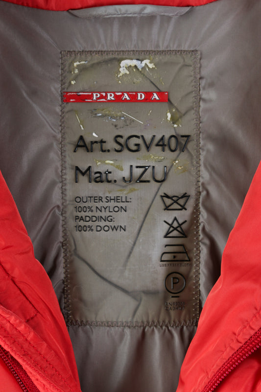 Men's Prada Red Down Jacket