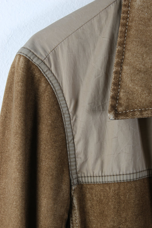 Cappotto Prada Linea Rossa in lana beige