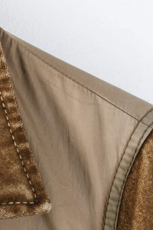 Cappotto Prada Linea Rossa in lana beige