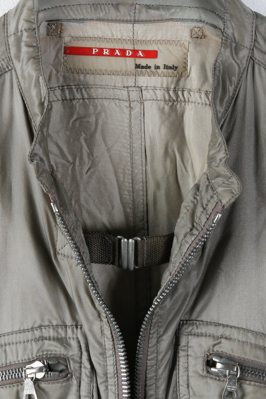 Gilet tecnico in nylon Prada Linea Rossa 