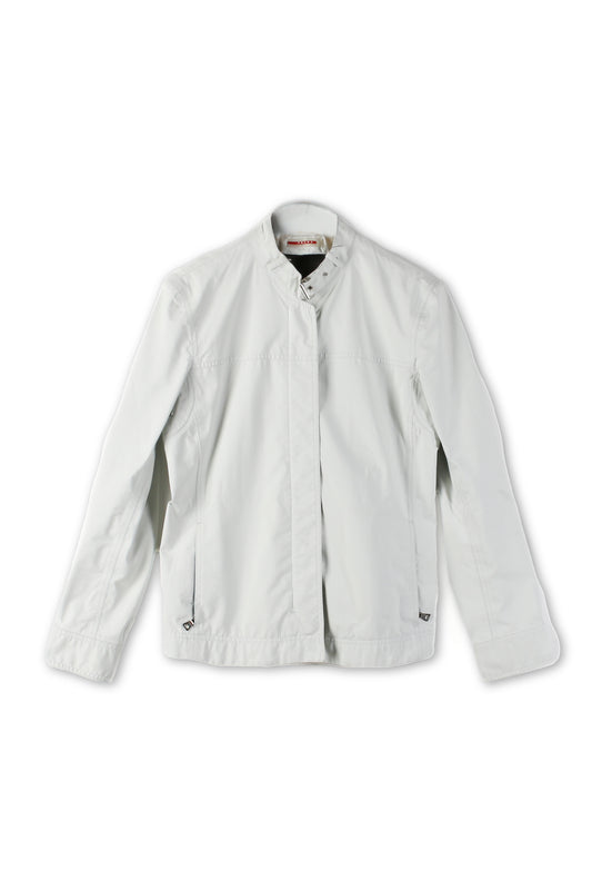Prada Linea Rossa White Nylon Jacket