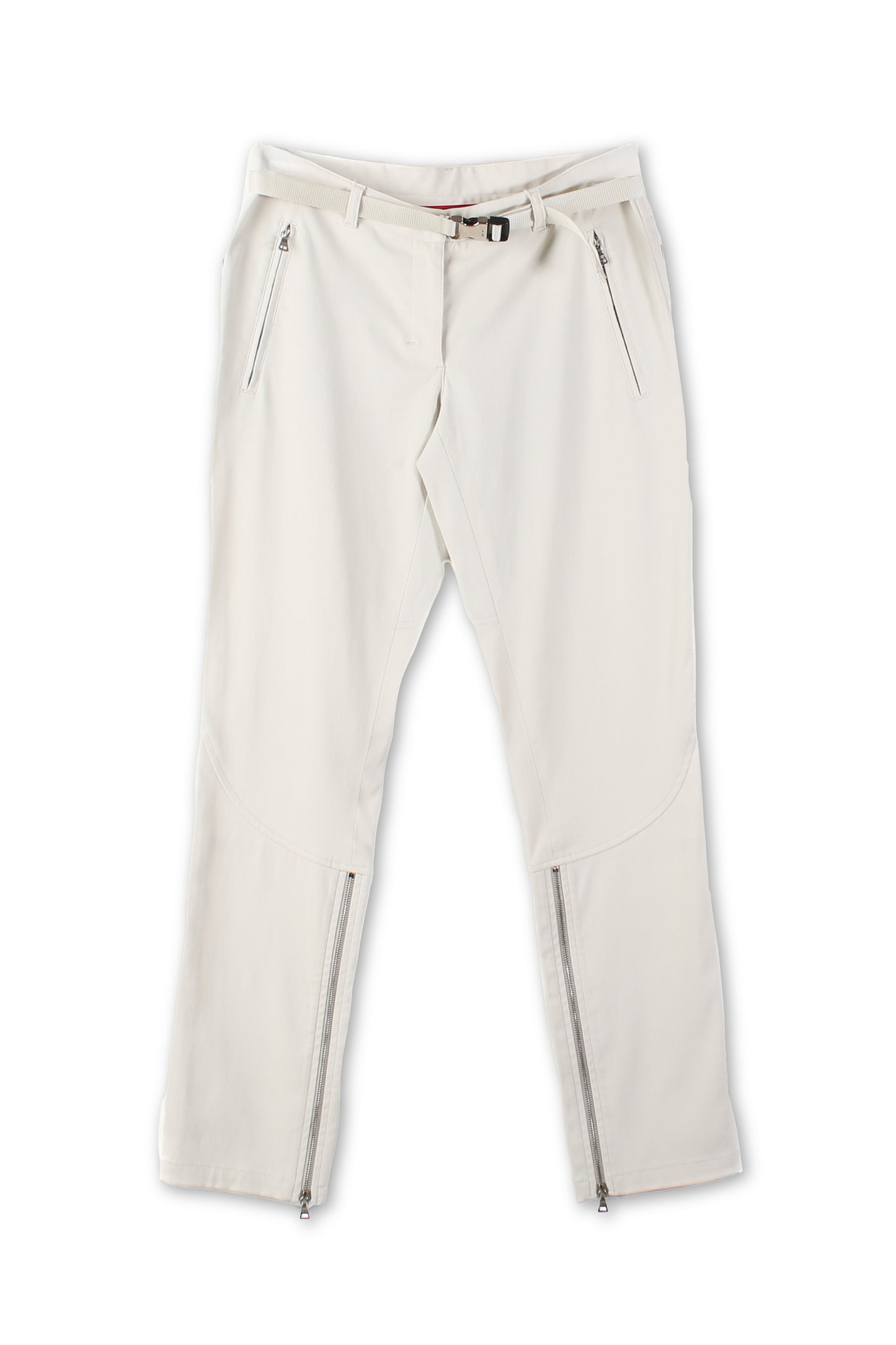 Prada Linea Rossa Off White Trousers