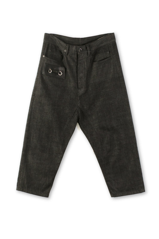 Men's Rick Owens Black Matte Jeans