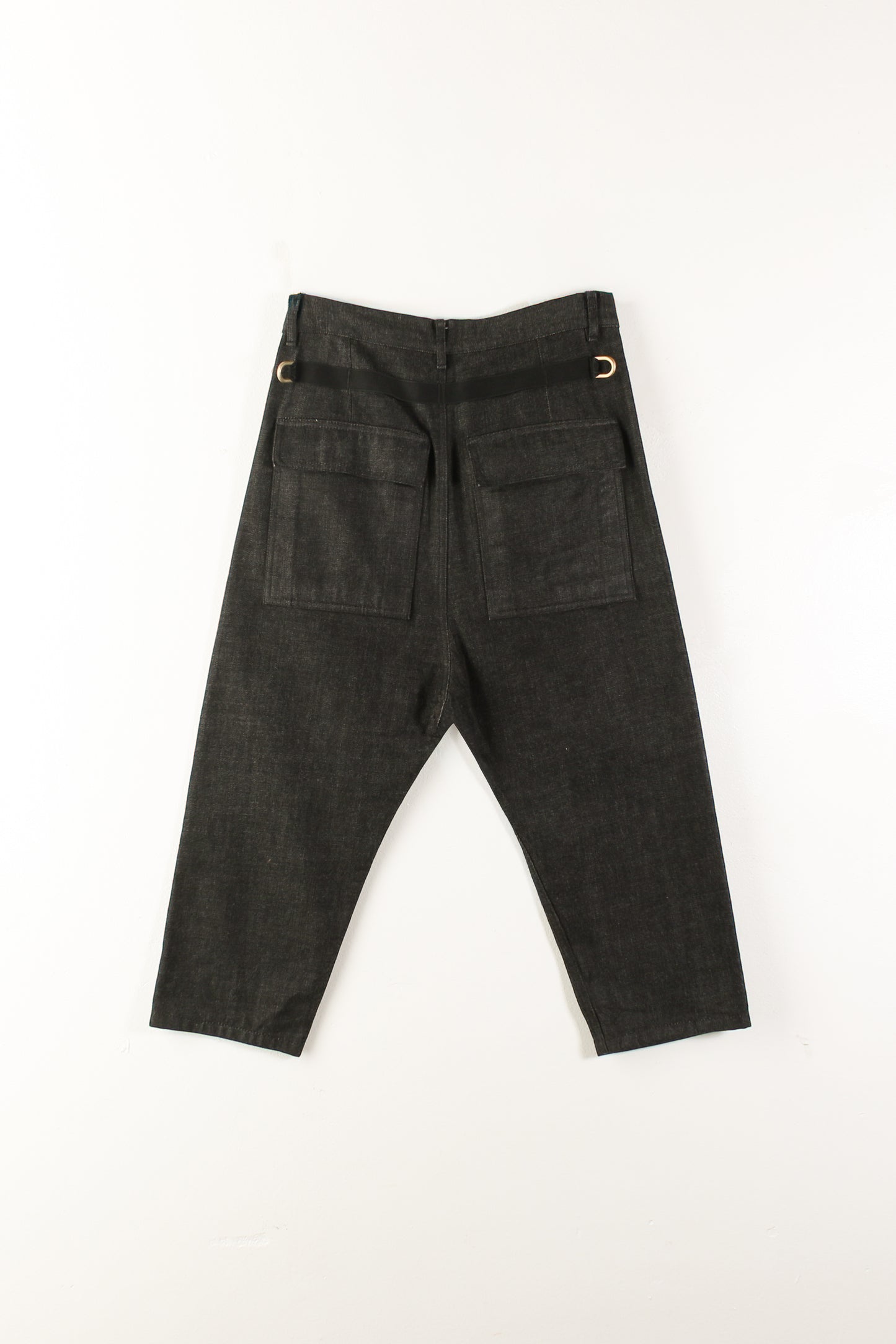 Men's Rick Owens Black Matte Jeans