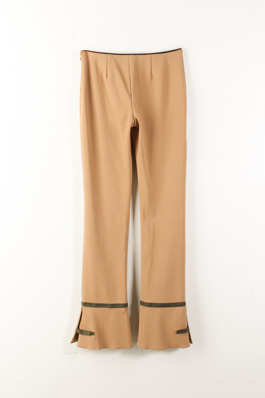 Prada Beige Nylon Trousers