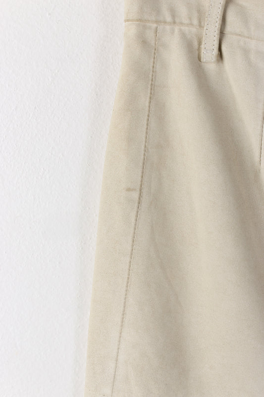 Minigonna Ann Demeulemeester in pelle scamosciata 
