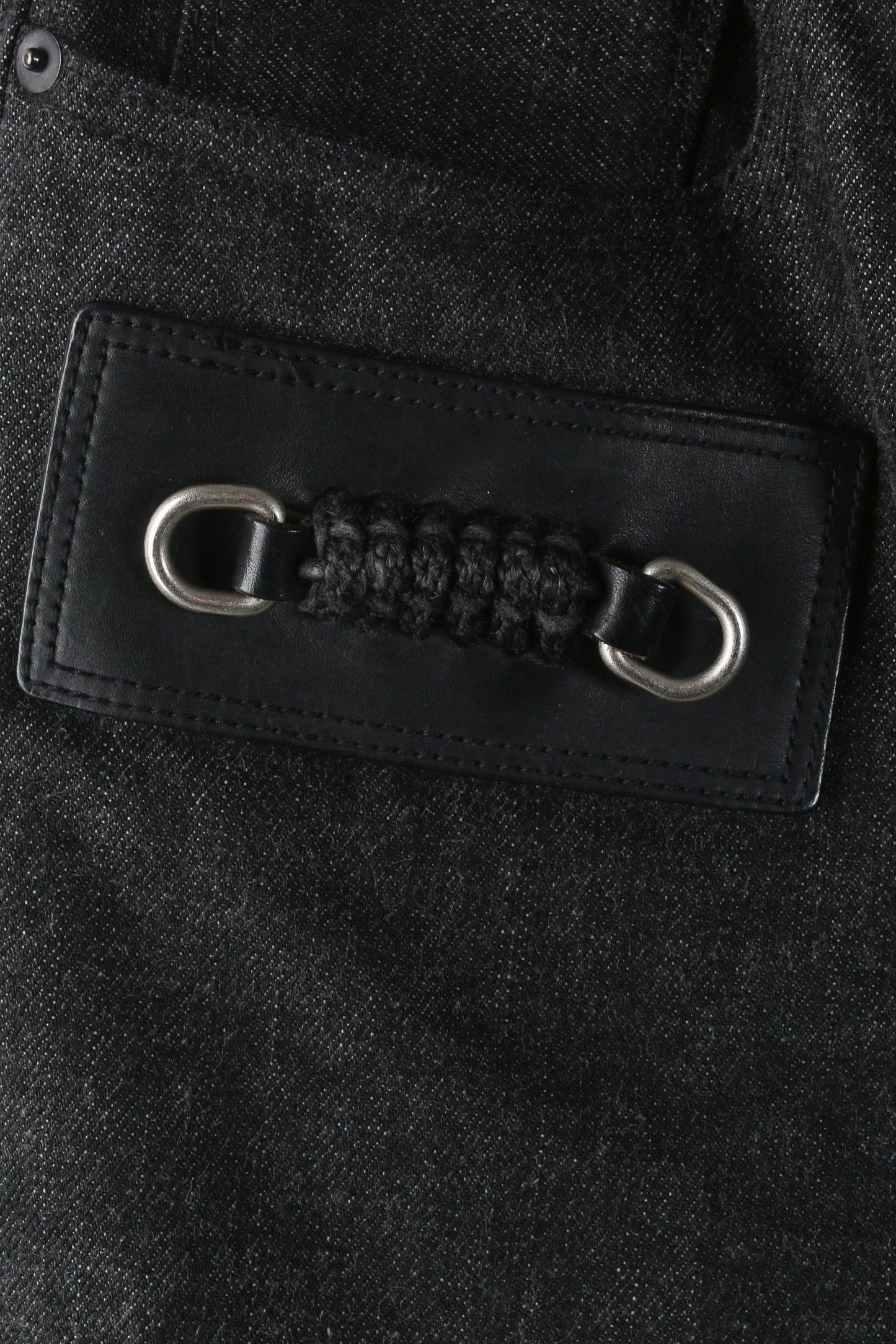 Men's Rick Owens Black Matte Jeans