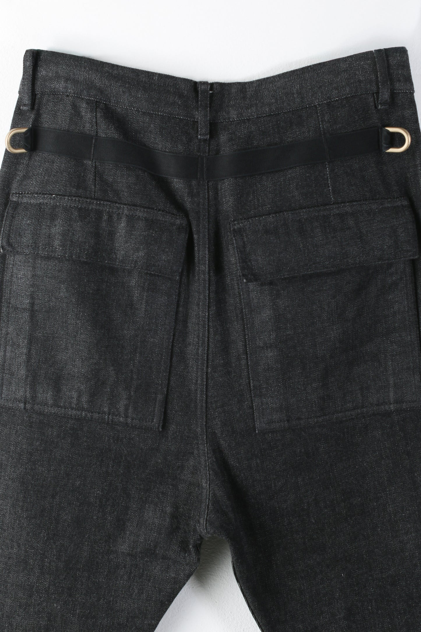 Men's Rick Owens Black Matte Jeans