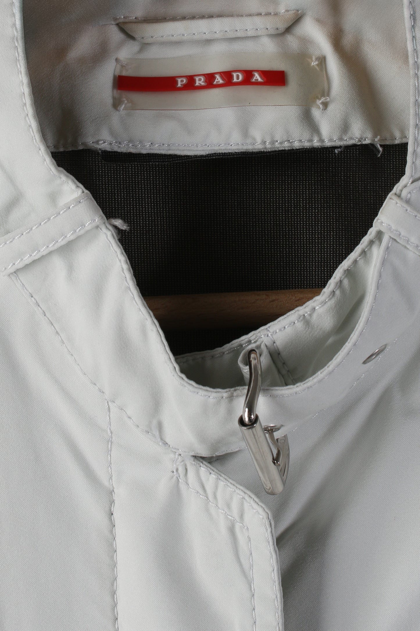 Prada Linea Rossa White Nylon Jacket