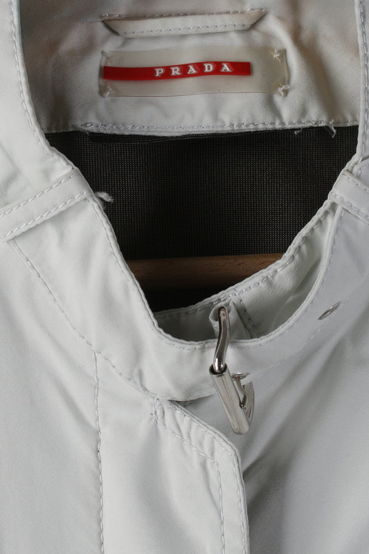 Prada Linea Rossa White Nylon Jacket