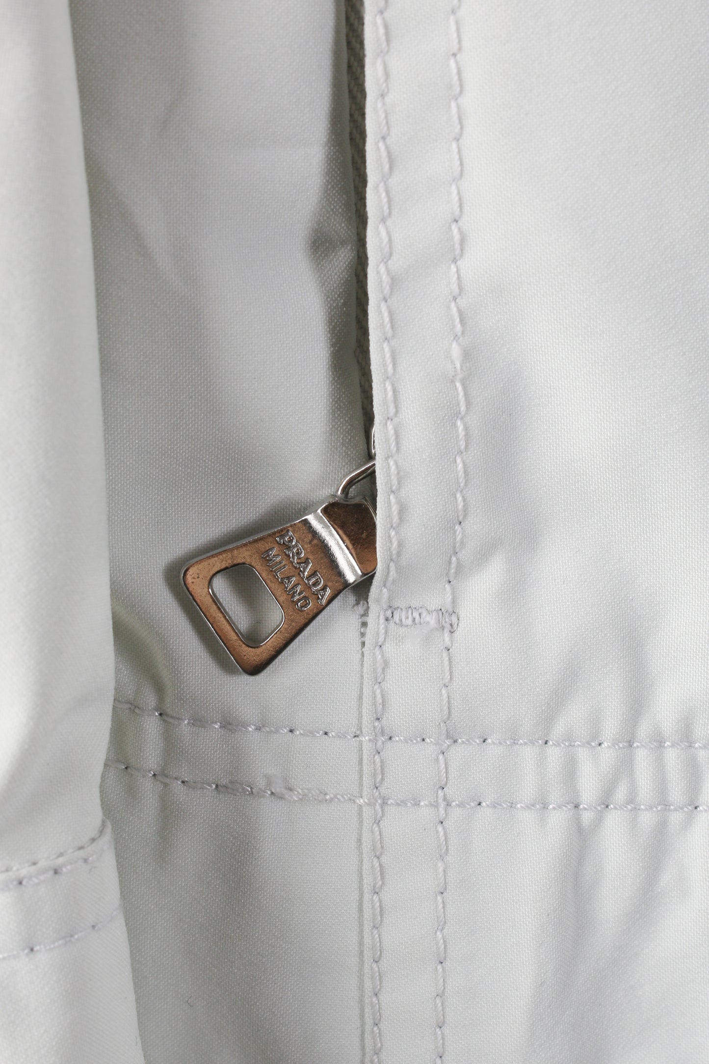 Prada Linea Rossa White Nylon Jacket