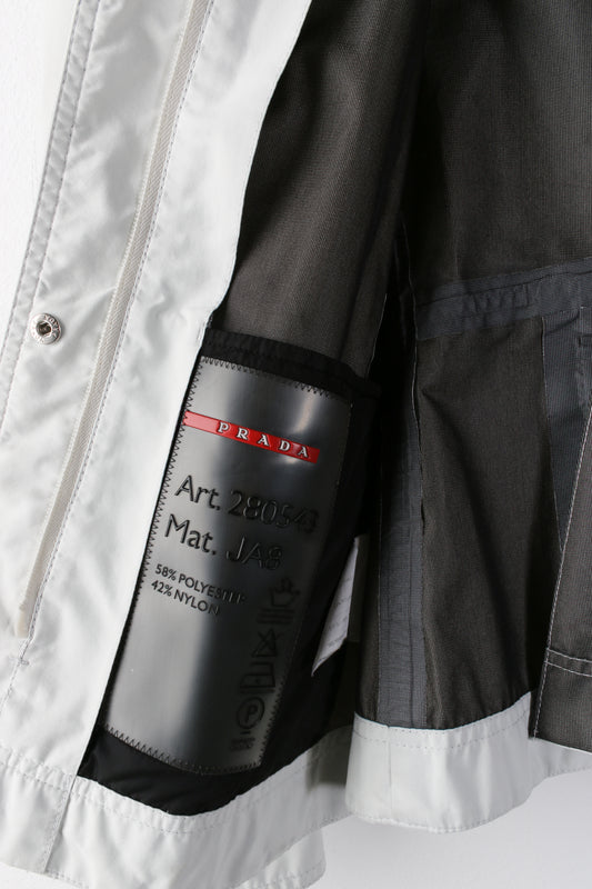 Prada Linea Rossa White Nylon Jacket
