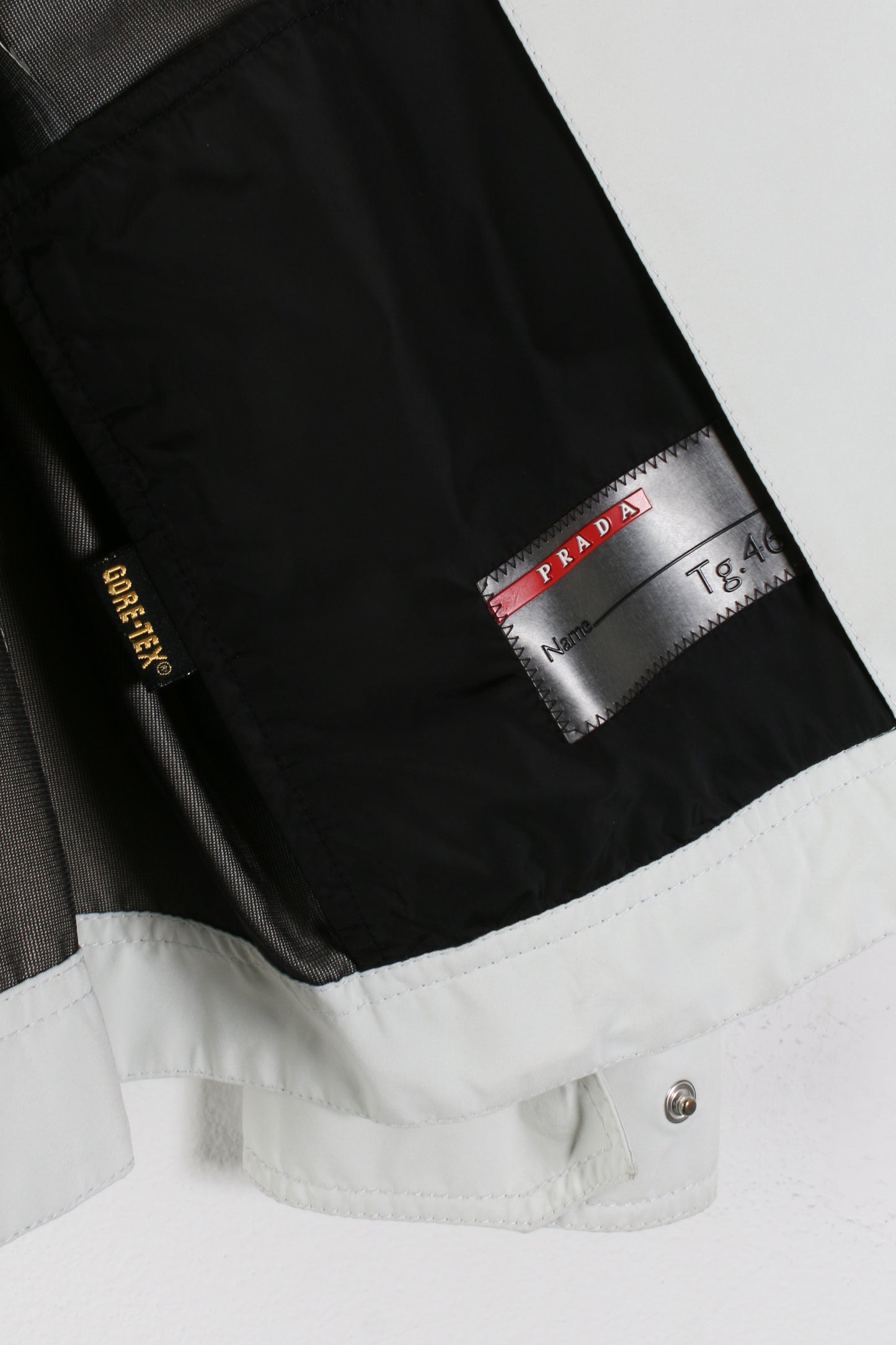 Prada Linea Rossa White Nylon Jacket