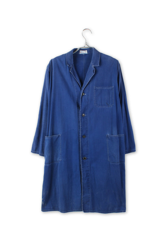 Camice da lavoro vintage anni '70 blu 