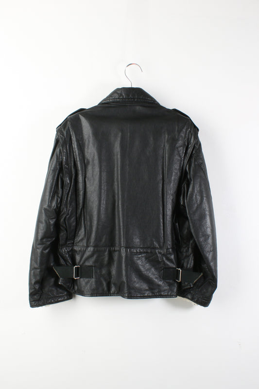 Giacca in pelle nera Boneville 