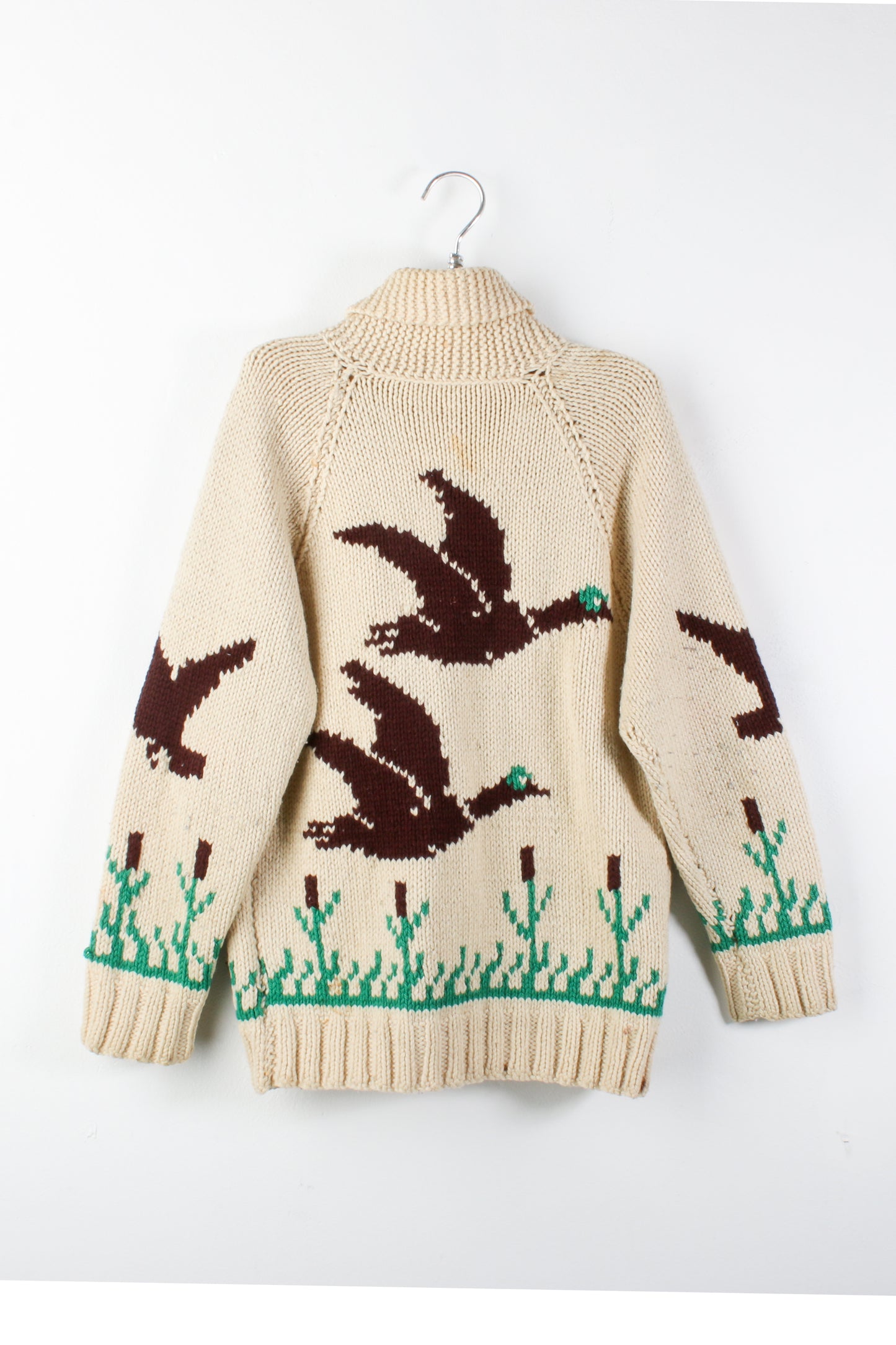 Wool Hand Made Cowichan Sweater