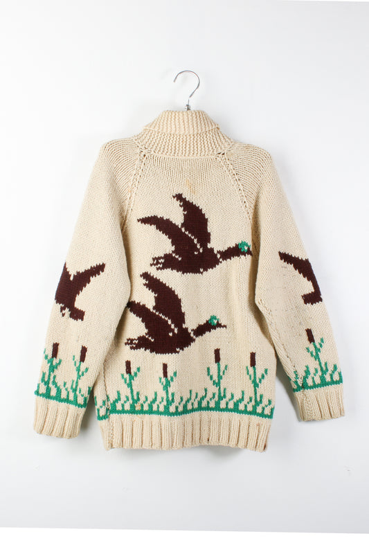 Wool Hand Made Cowichan Sweater