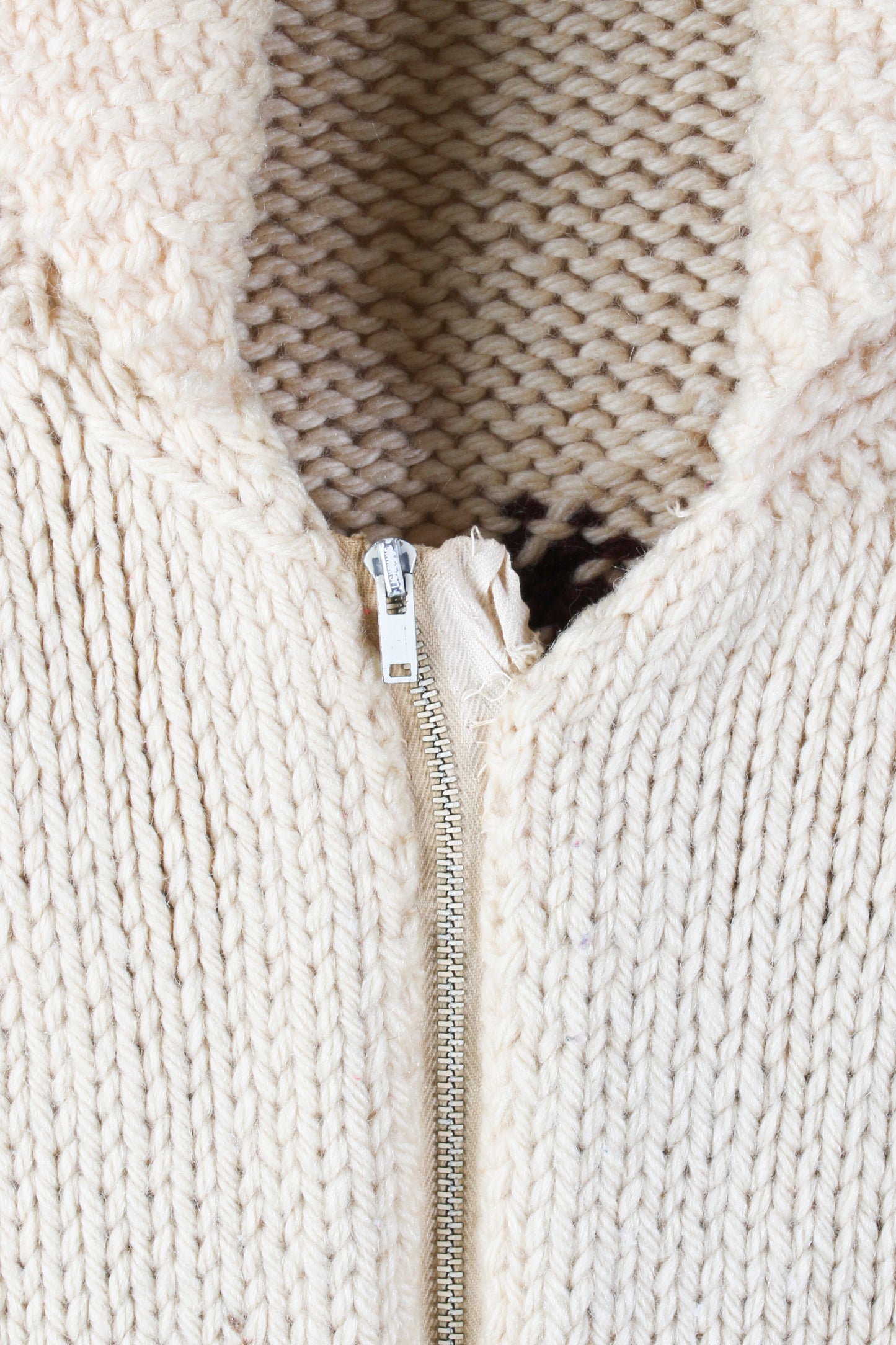 Wool Hand Made Cowichan Sweater