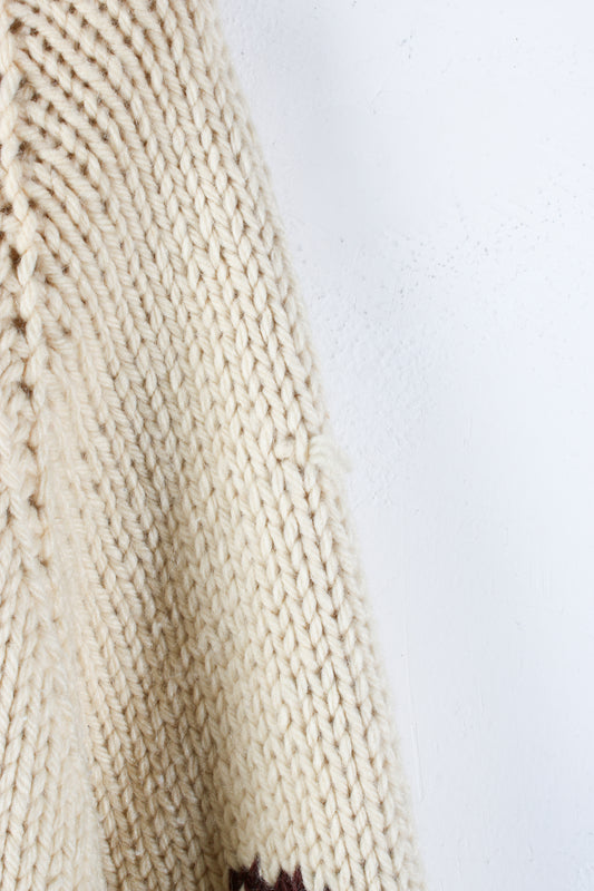 Wool Hand Made Cowichan Sweater