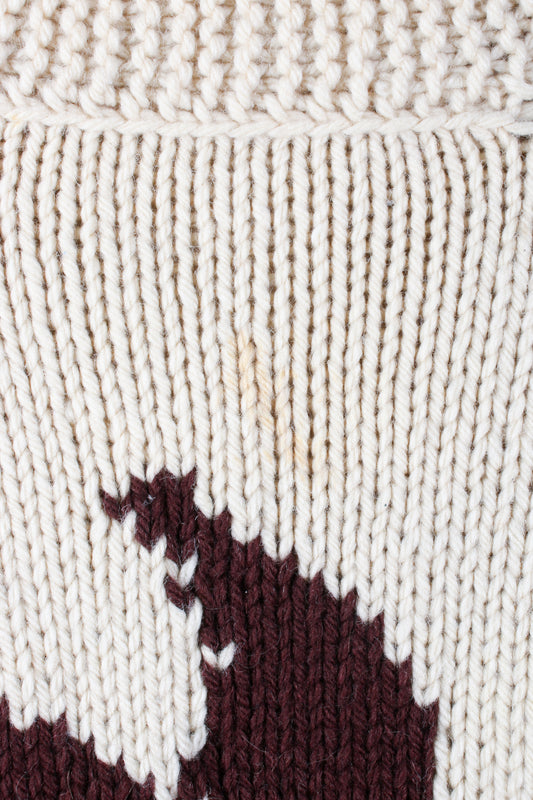 Wool Hand Made Cowichan Sweater