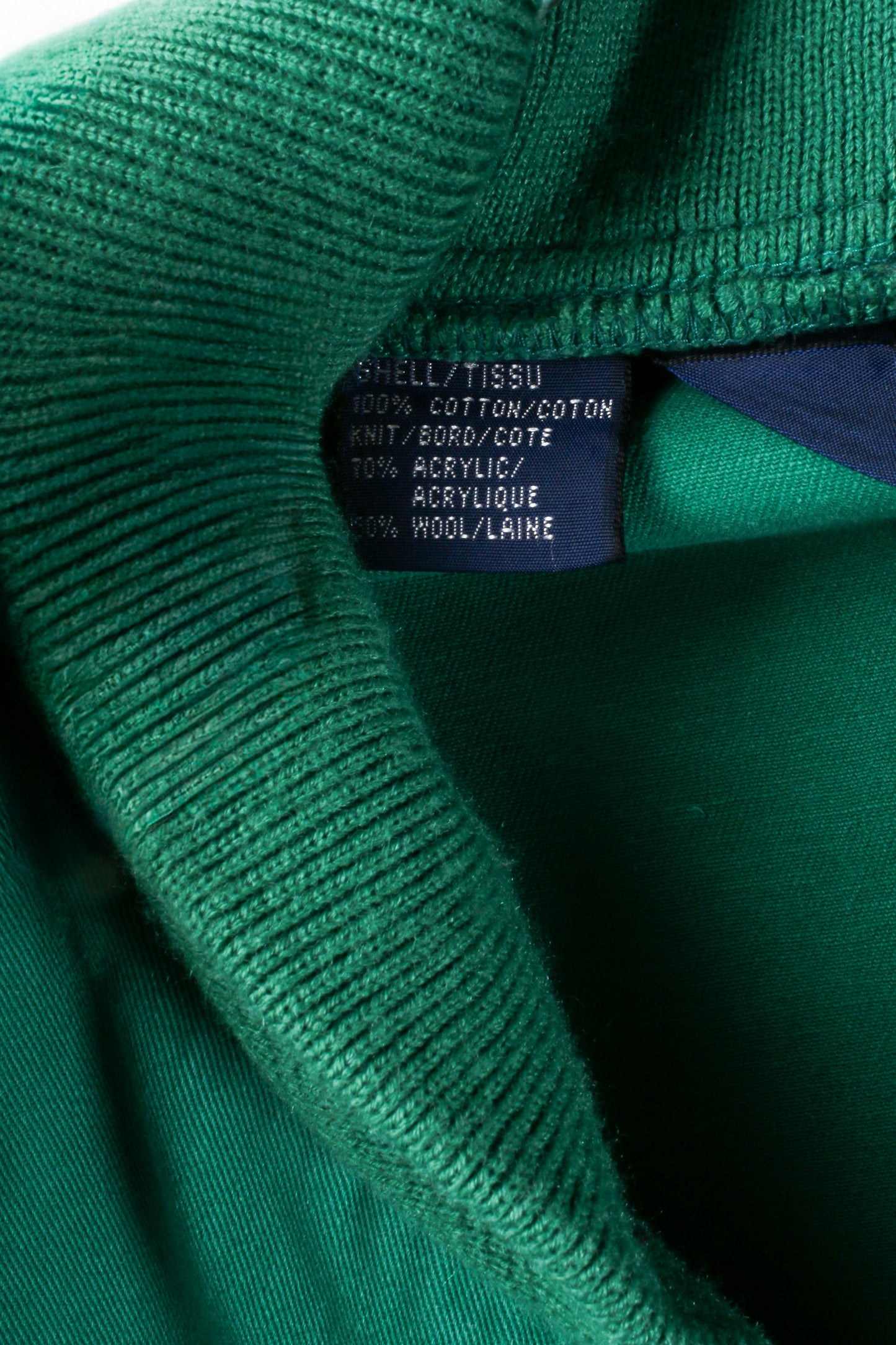 Giacca in cotone verde Polo Ralph Lauren