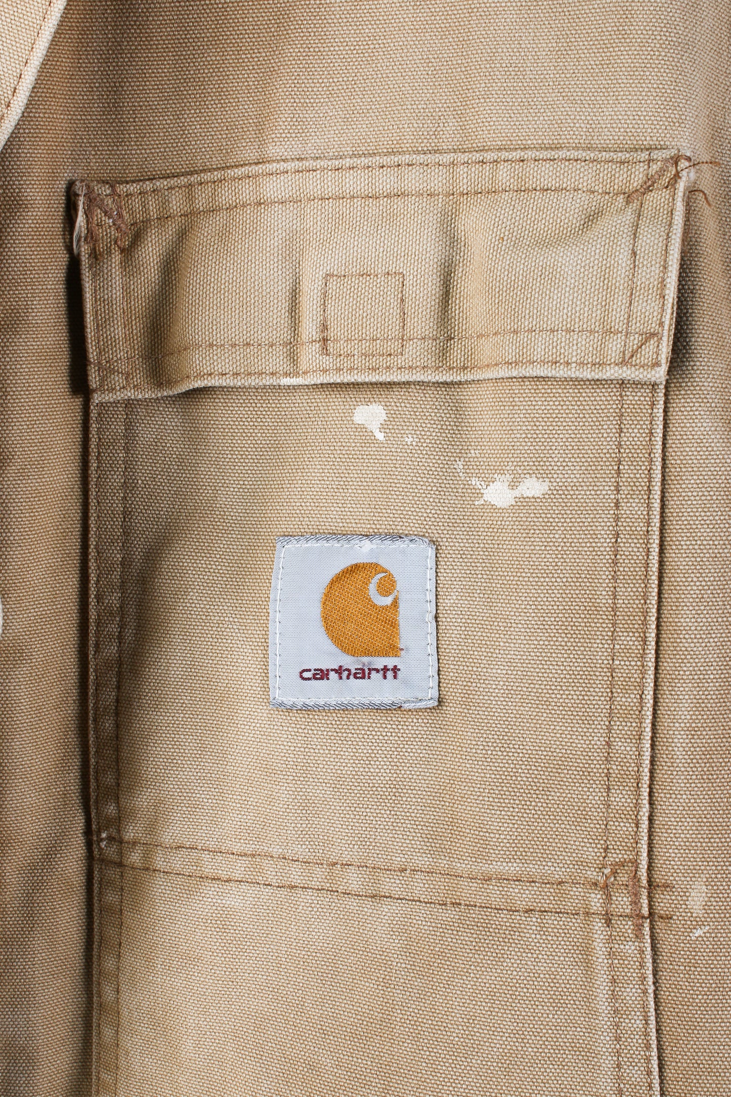 Carhartt quilted jacket with corduroy collar