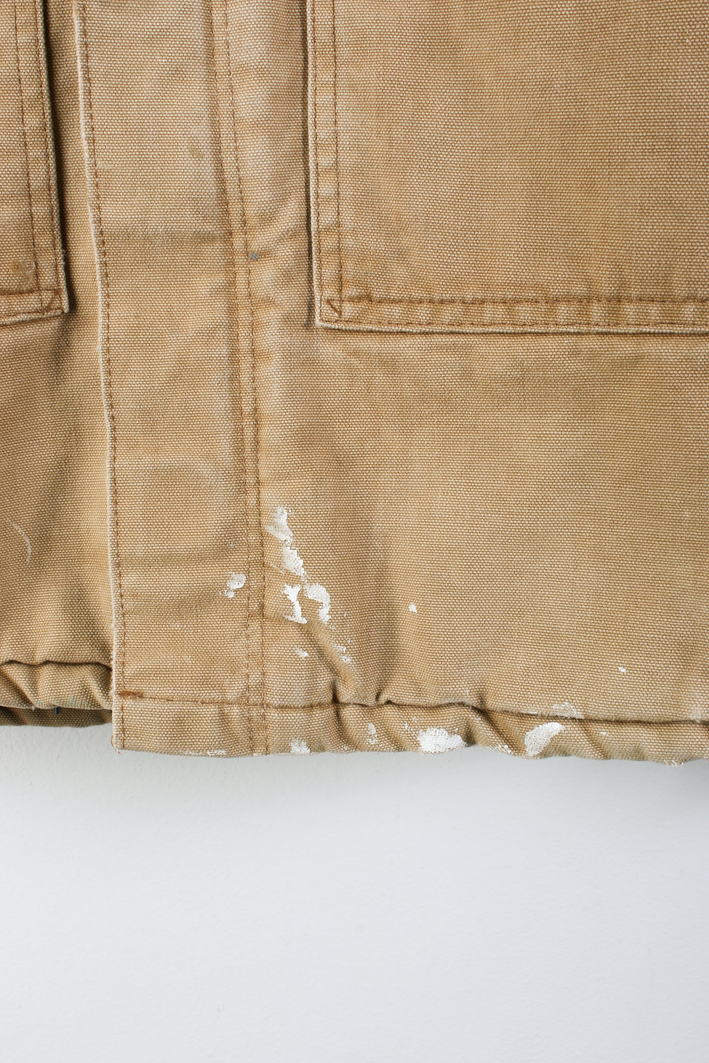 Carhartt quilted jacket with corduroy collar
