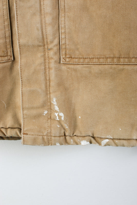 Carhartt quilted jacket with corduroy collar