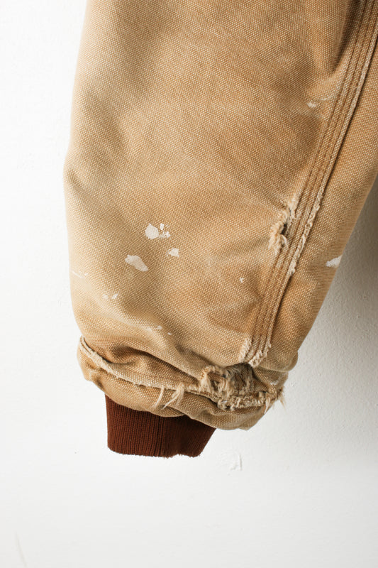 Carhartt quilted jacket with corduroy collar