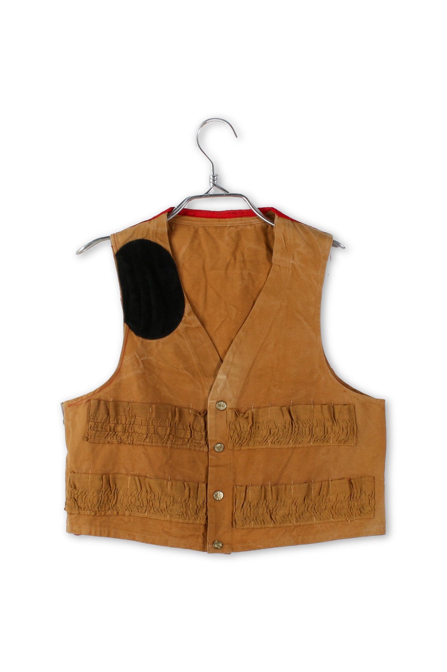 Red Backward Hunting Vintage Vest